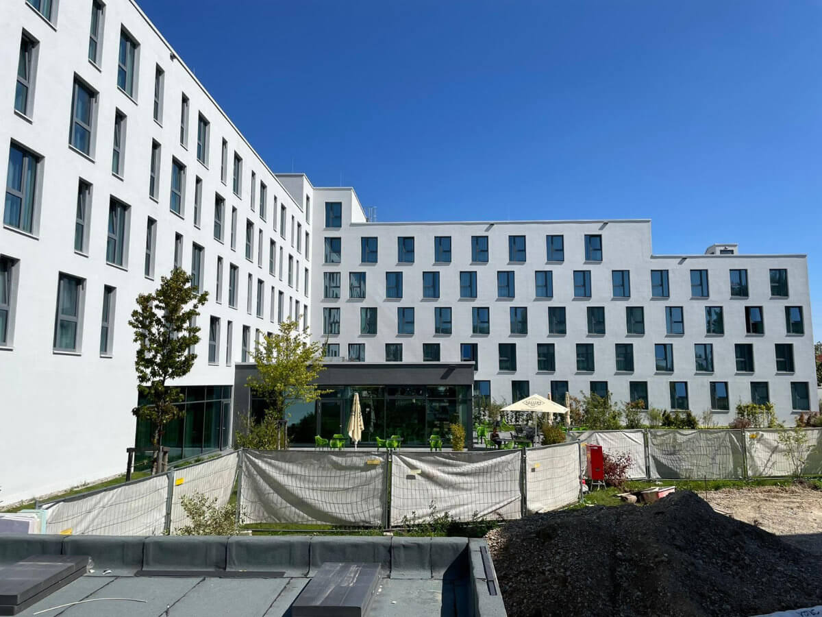 Wärmedämmung – Wärmedämmung einer Wohnhausfassade – dokumentierter Arbeitsschritt 3