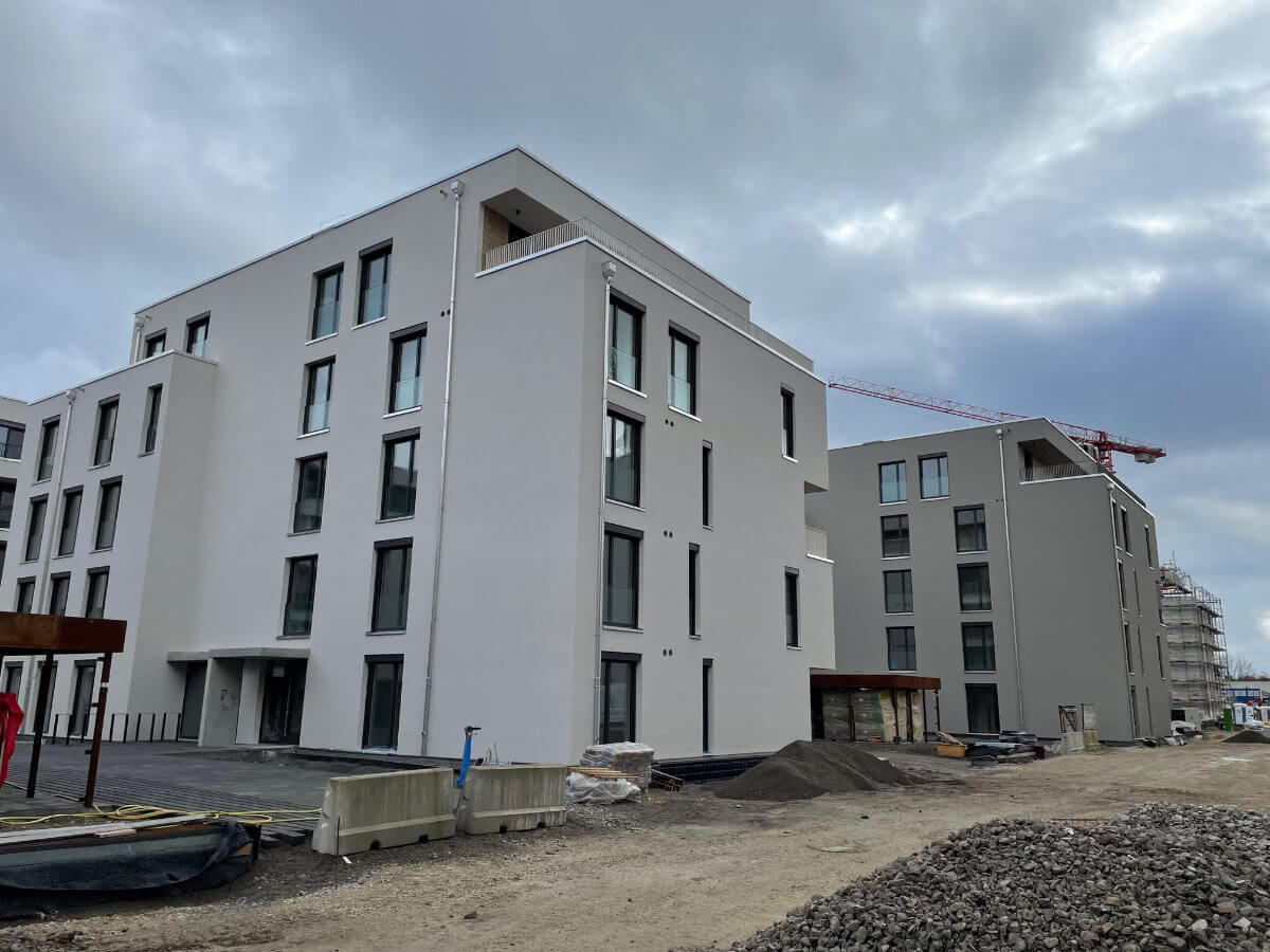 Wärmedämmung – Wärmedämmung einer Wohnhausfassade – dokumentierter Arbeitsschritt 5