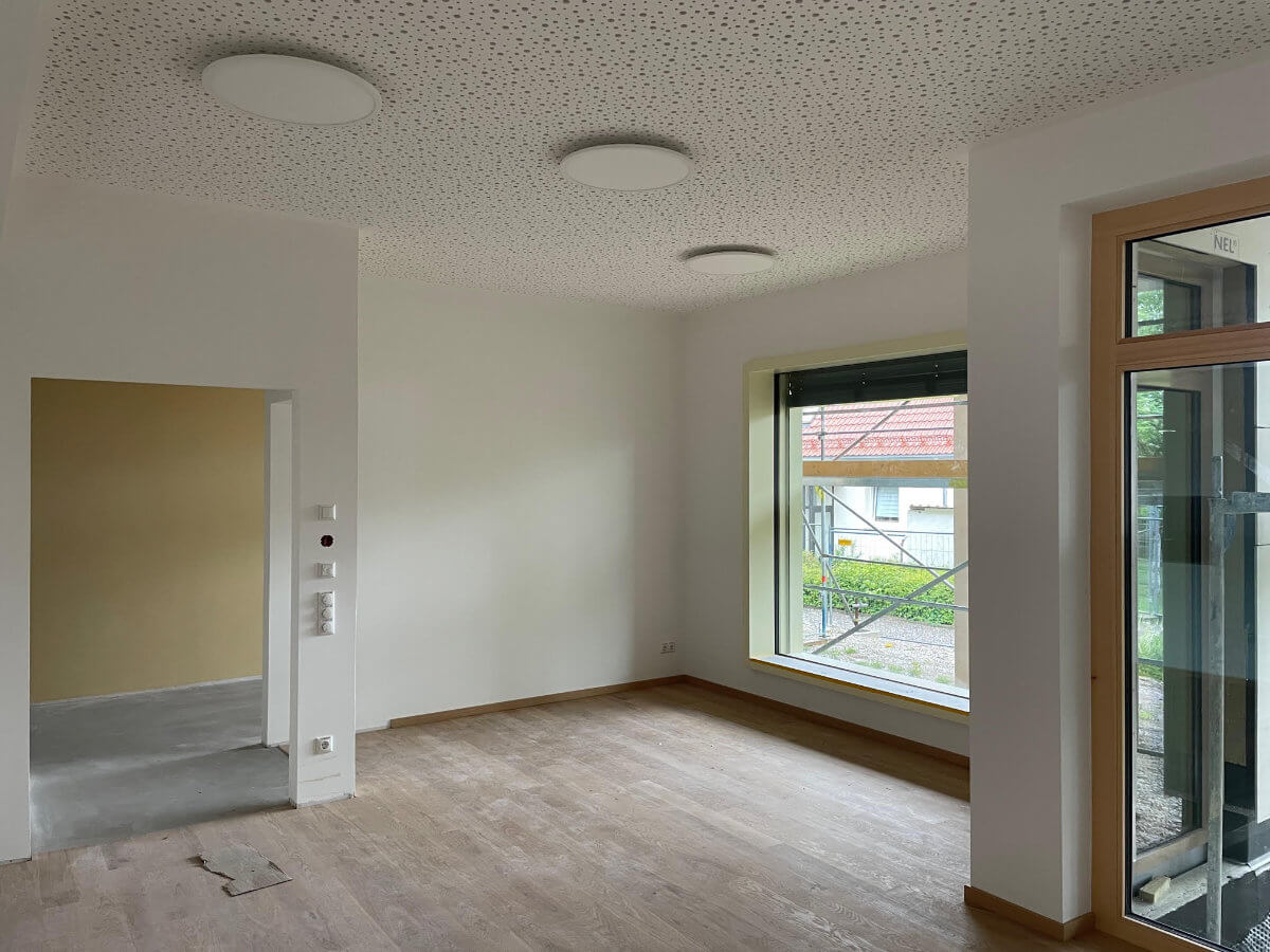 Innenputz – Innenflächen für den Ausbau vorbereitet – dokumentierter Arbeitsschritt 5